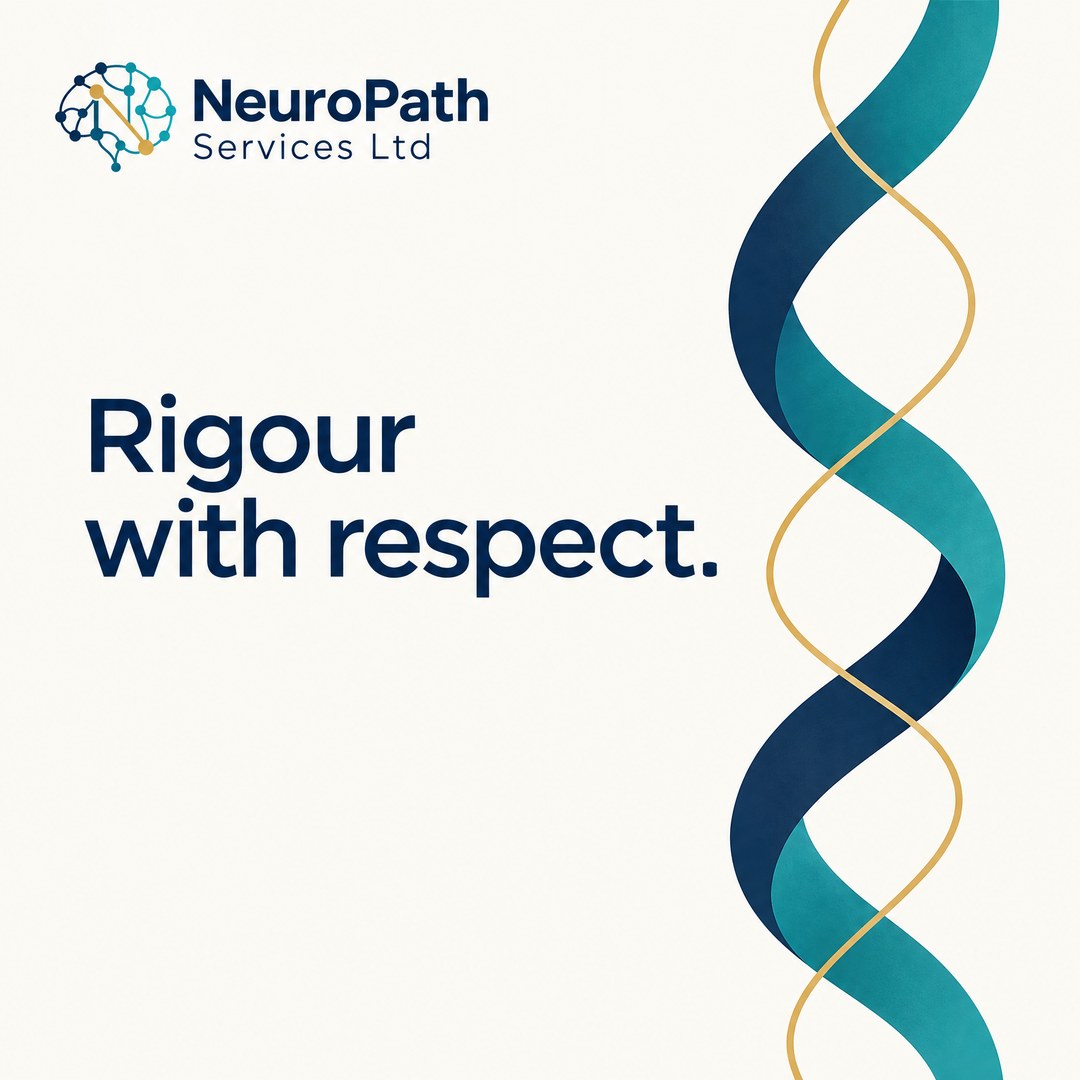 NeuroPath editorial visual for How neuroaffirming and evidence-informed assessment can work together