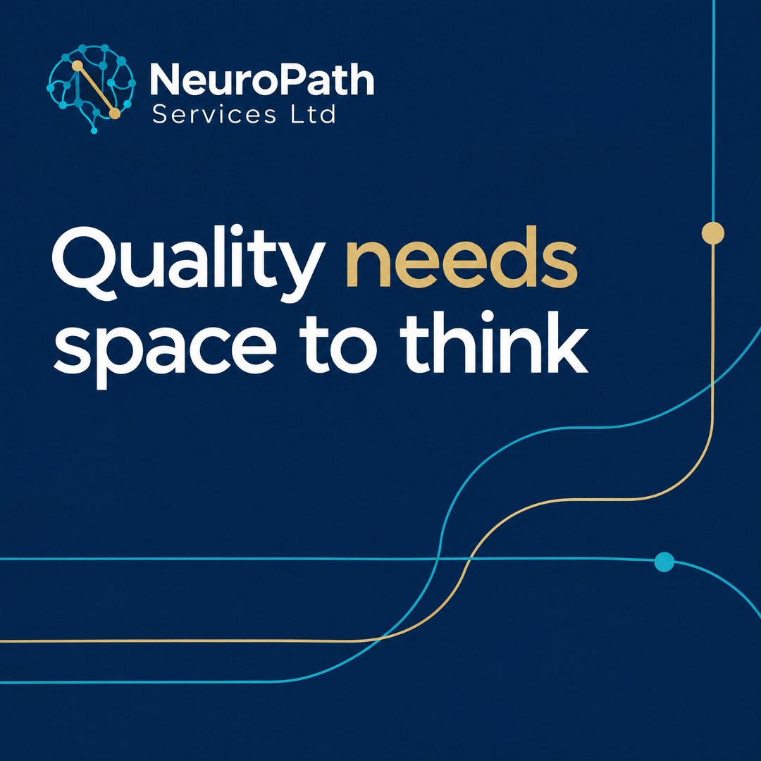 NeuroPath editorial visual for Why assessment quality needs space for clinical reflection